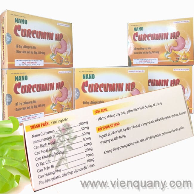 Nano Curcumin HP - Học Viện Quân Y Sản Xuất