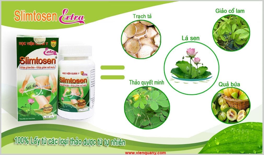  Slimtosen Extra - Giảm cân an toàn và hiệu quả cao