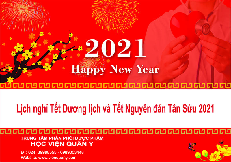 Thông báo lịch nghỉ tết 2021