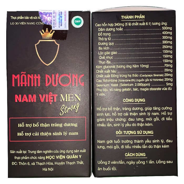 Mãnh Dương Nam Việt Men Strong