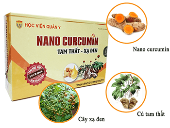 thành phần và công dụng Nano Curcumin tam thất xạ đen PLUS