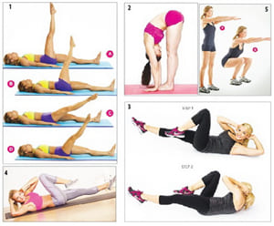 Giảm cân, săn chắc với 6 bài tập đơn giản