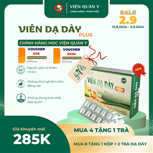 Ưu đãi dịp quốc khánh 2/9/2024. Quà tặng 500 khách hàng may mắn đầu tiên sử dụng viên dạ dày plus