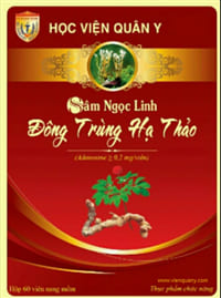 Sâm Ngọc Linh Đông Trùng Hạ Thảo Học Viện Quân Y 60 viên | vienquany.com