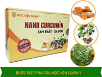 Nano Curcumin Tam Thất - Xạ Đen Học Viện Quân Y 30 viên | vienquany.com