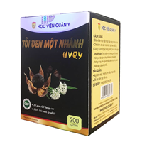 Tỏi Đen Một Nhánh Học Viện Quân Y - Hộp 200g | vienquany.com