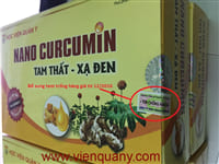 Nano Curcumin Tam Thất - Xạ Đen Học Viện Quân Y 30 viên | vienquany.com